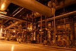 Pipes inside energy plant